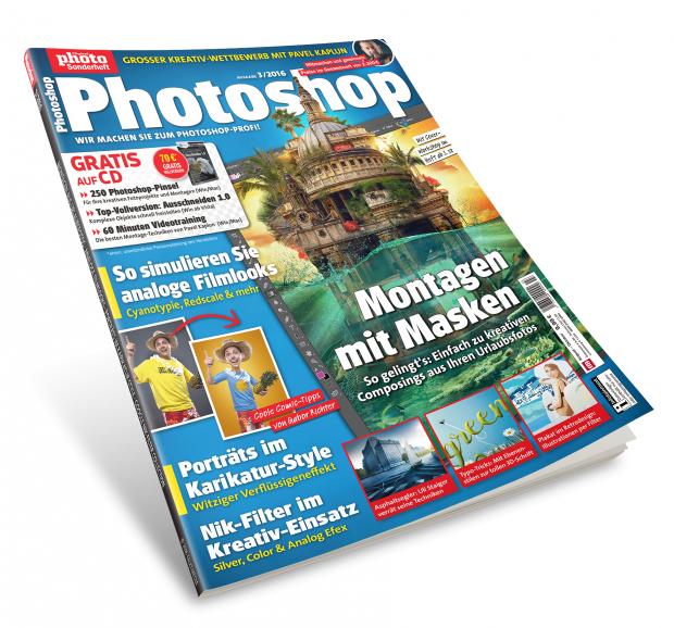 Die neue Ausgabe Photoshop 3/2016 – jetzt im Handel erhältlich.