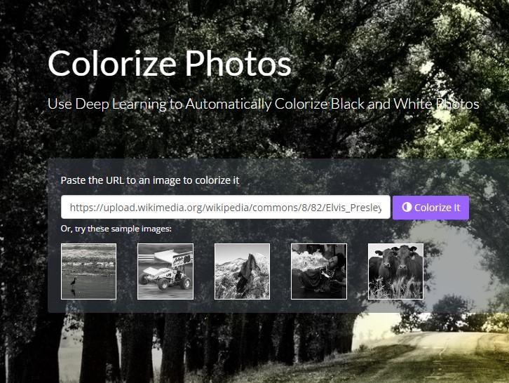 Netzfund: Schwarzweißfotos online färben