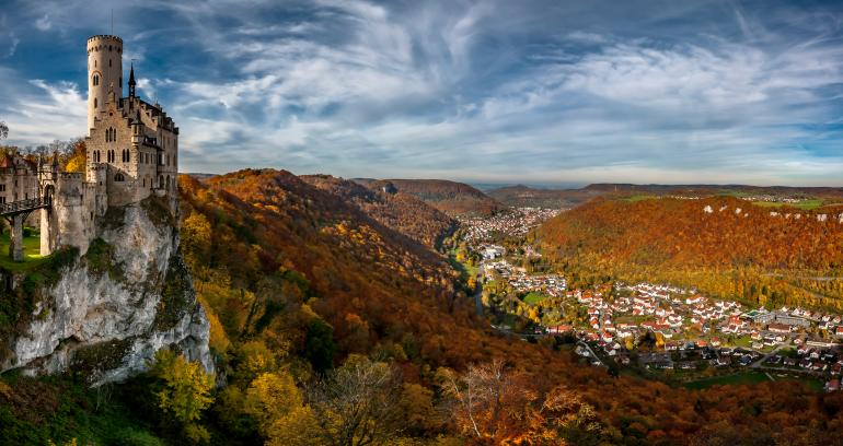 Platz 4: Burg und Tal