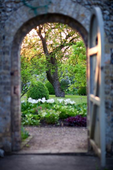 Eingang zum Paradies? Richard Bloom fotografiert Gärten in aller Welt. Dabei achtet er auf Besonderheiten, wie hier bei diesem runden Torbogen.