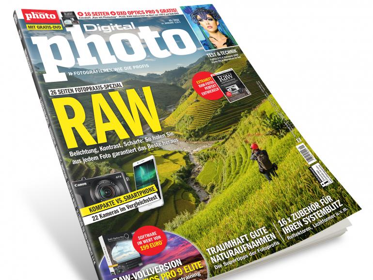 Die neue Ausgabe der DigitalPHOTO diesmal mit RAW-Spezial