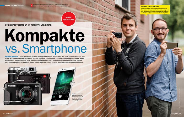 Kompaktkamera vs. Smartphone: Wir machen den Test!