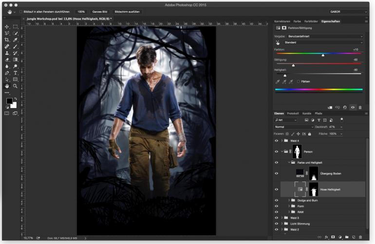 So gestalten Sie ein cooles Videospiel-Cover in Photoshop