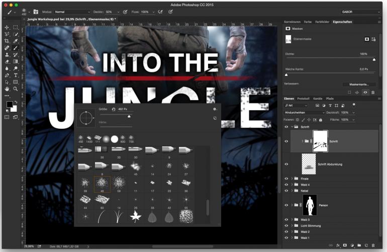 So gestalten Sie ein cooles Videospiel-Cover in Photoshop