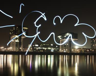 Auf dem Programm steht unter anderem Light Painting.