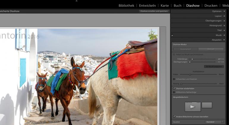 So gelingt die Diashow mit Lightroom