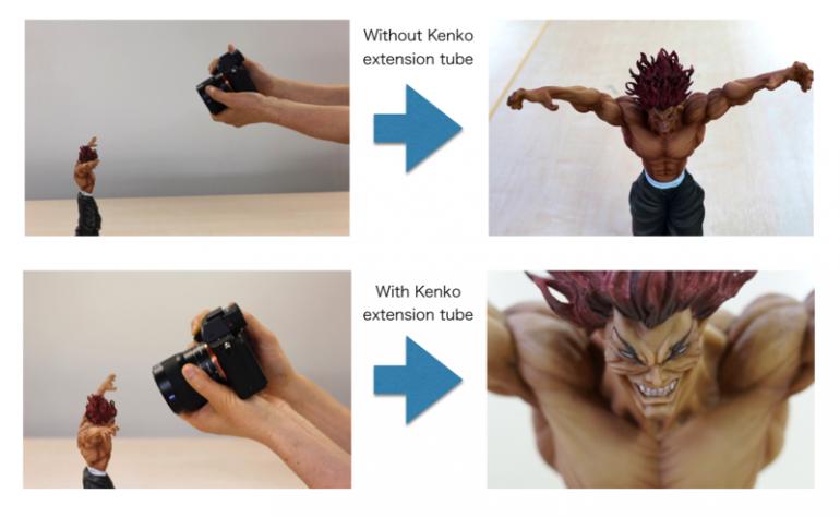 Standardobjektive an Sony E-Mount Kameras werden mit Extension Tube Set von Kenko makrofähig