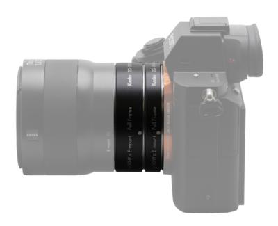 Standardobjektive an Sony E-Mount Kameras werden mit Extension Tube Set von Kenko makrofähig