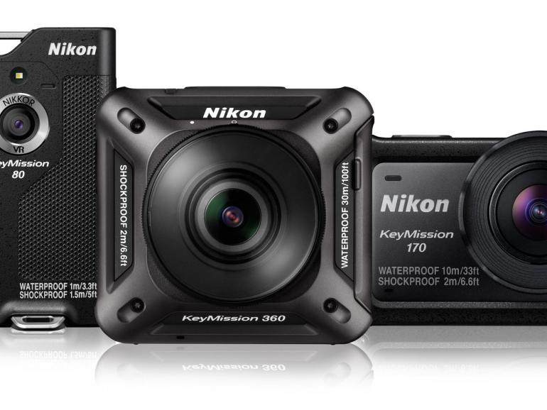 Nikon startet Keymission Action-Kamera-Serie mit drei neuen Modellen