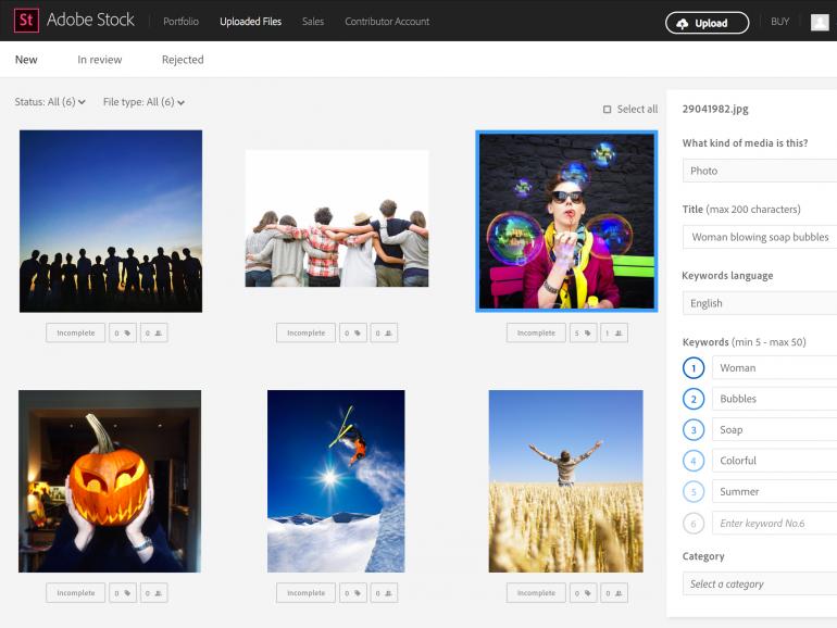 Stockfoto-Portal von Adobe im Betatest