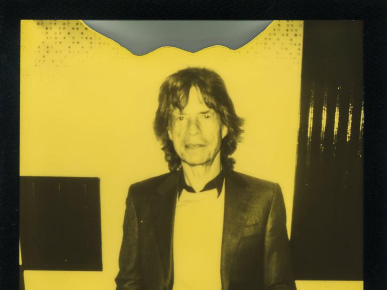 „A beautiful thing I saw today“ - Mick Jagger fotografiert von Jack White.