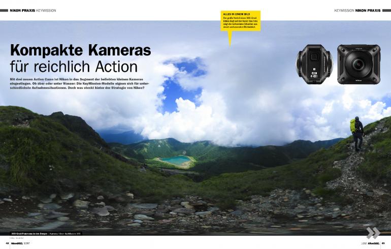 Kompakte Nikon ActionCam