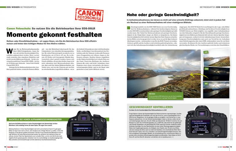 Canon-Fotoschule: So nutzen Sie die Betriebsarten Ihrer EOS-DSLR