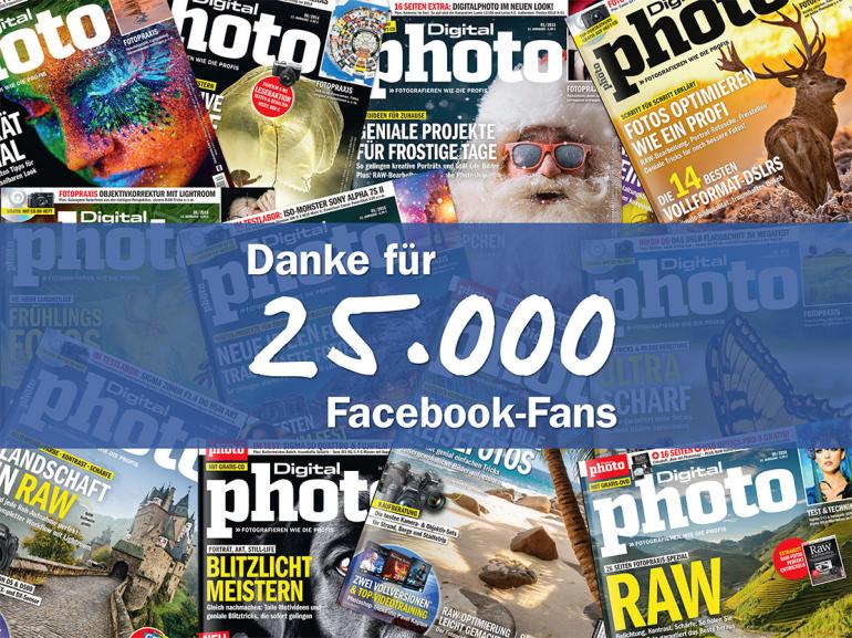 25.000 Facebook-Fans: Wir sagen herzlichen Dank!