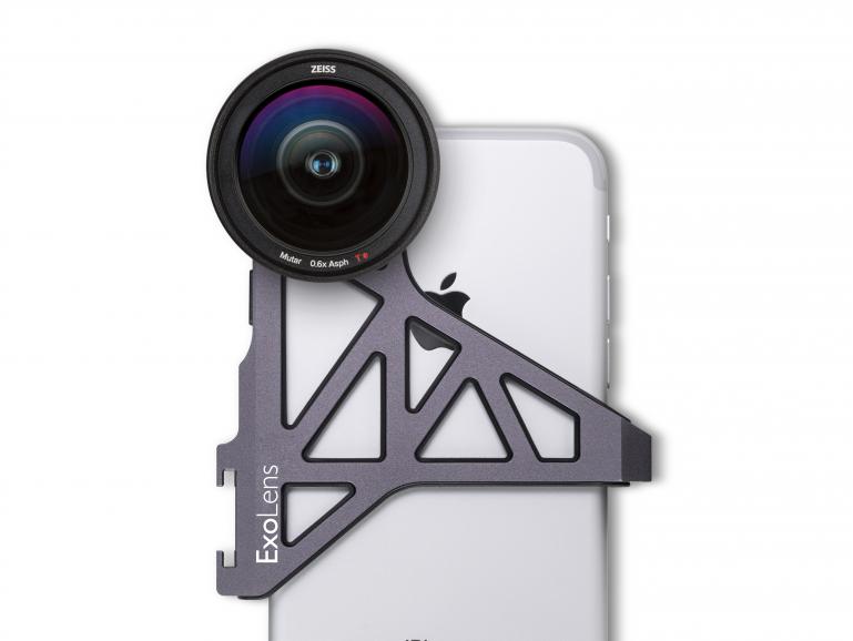 ExoLens PRO Objektive mit Zeiss-Optik und Halterung für iPhone 7