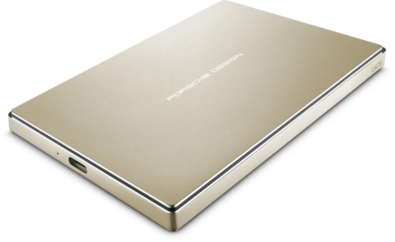 LaCie Porsche Design Mobile Drive 2TB Gold