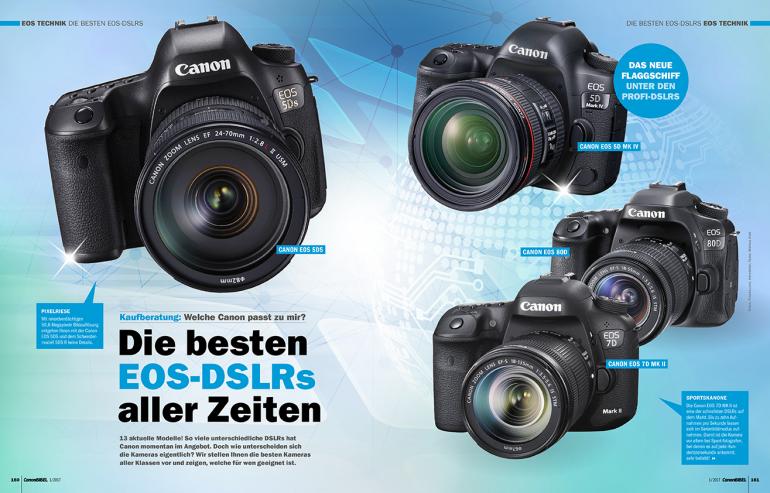 Die besten EOS-DSLRs aller Zeiten