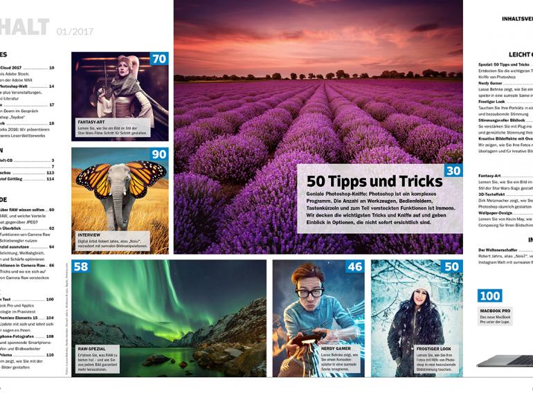 DigitalPHOTO Photoshop 1/2017 - jetzt im Handel