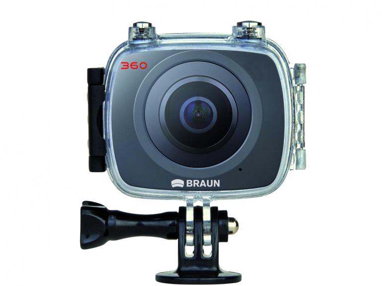 Braun Champion 360: Actioncam mit Virtual Reality