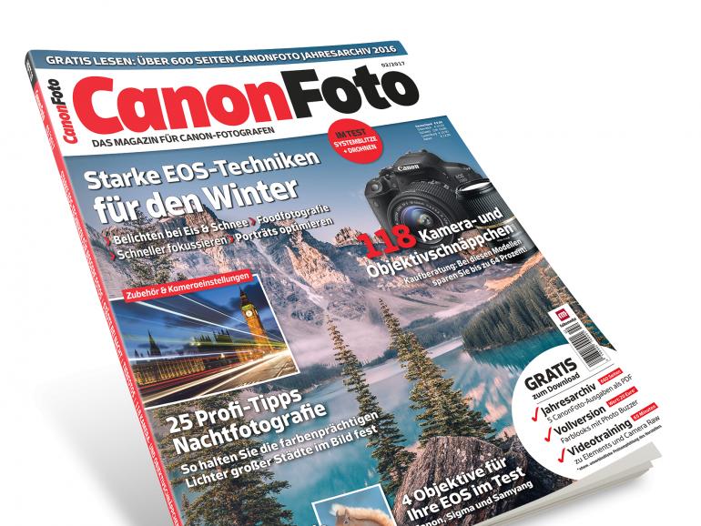 Neu am Kiosk und online: CanonFoto 02/2017 