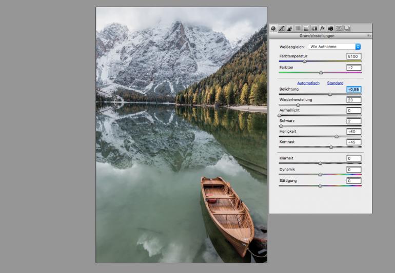 So geht RAW-Entwicklung in Photoshop