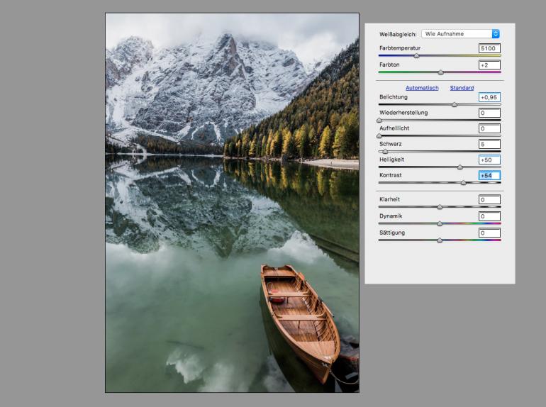 So geht RAW-Entwicklung in Photoshop