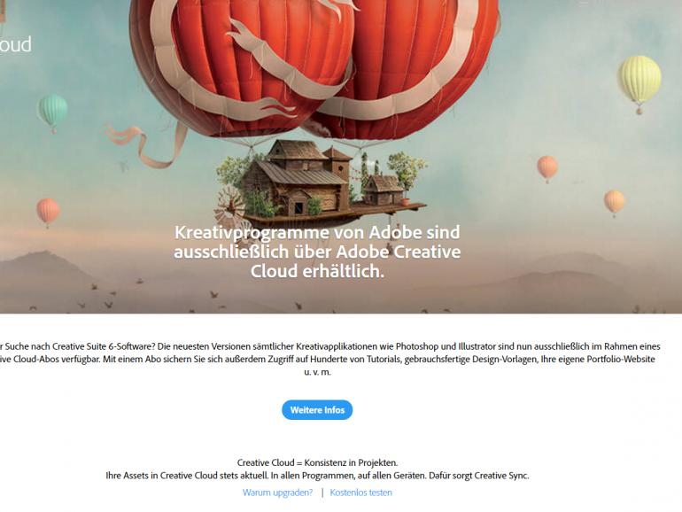 Adobe CS6 offiziell eingestampft