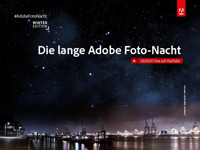 Die lange #AdobeFotoNacht ist zurück – Die Winter-Edition live aus Hamburg