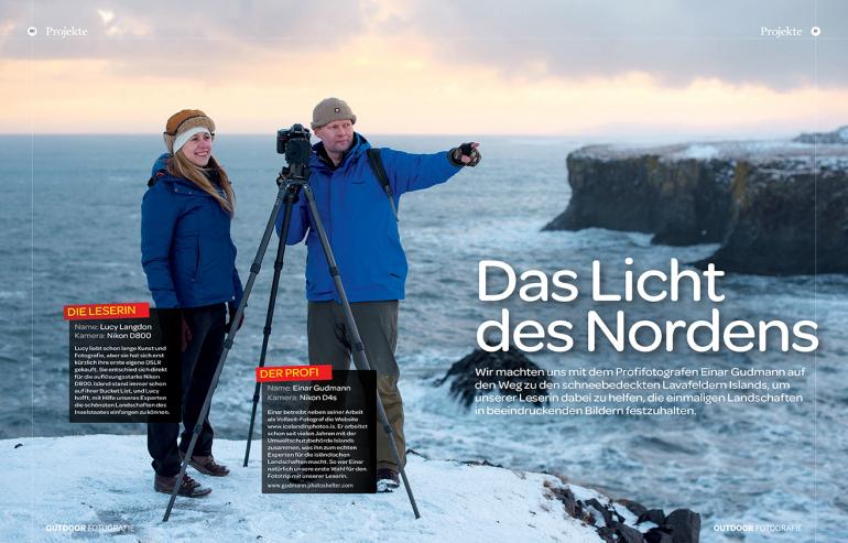 Unterwegs in den eisigen Lavafeldern Islands