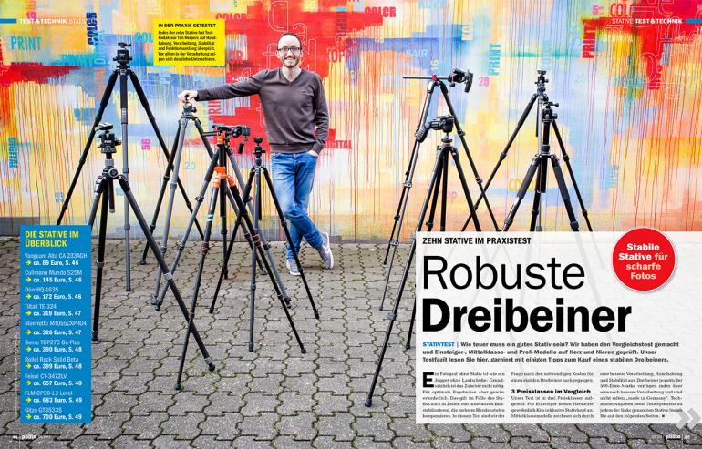 Vergleichstest Dreibeinstative