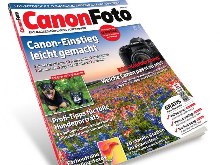 Neu am Kiosk und online: CanonFoto 3/2017 