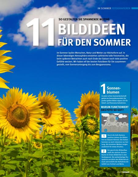 Sommer, Urlaub, FotoEASY - die neue Ausgabe ist da!