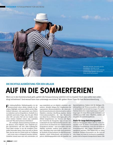 Sommer, Urlaub, FotoEASY - die neue Ausgabe ist da!