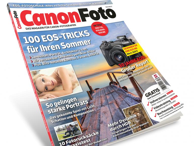 Inspiration, Praxis-Tipps, Kamera-Wissen: die neue CanonFoto 4/2017 ist da!