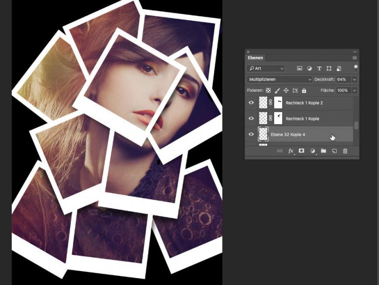 Polaroid-Collage: So gelingt der analoge Look