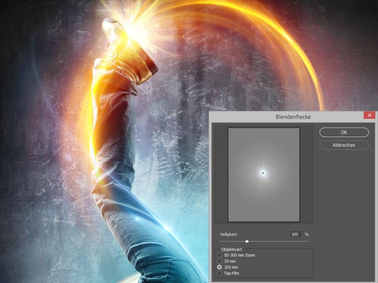 Photoshop How To Gleissende Action Lichteffekte