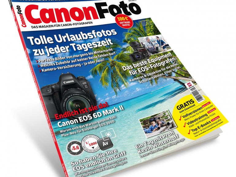 CanonFoto 5/2017 - Reisefotos mit Ihrer Canon, EOS 6D Mark II im Check