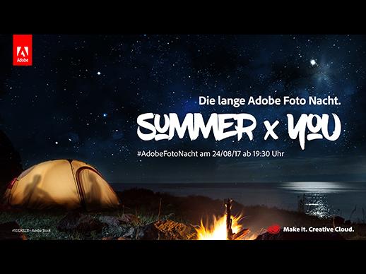 #AdobeFotoNacht – Summer Edition 2017: Volle Inspiration für Kreative