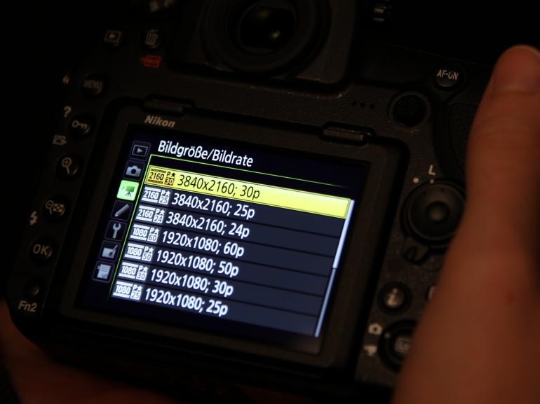 Die Nikon D850 erlaubt Videos in 4K-Auflösung.