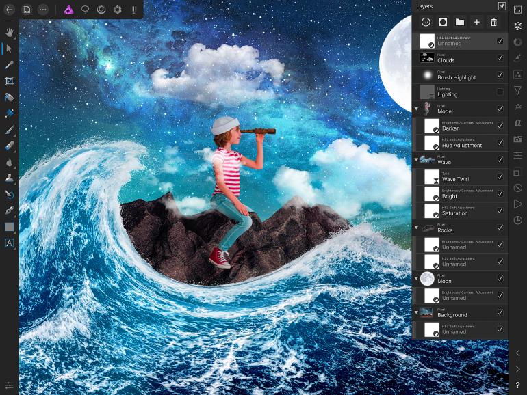 Affinity Photo: Drag & Drop auch auf dem iPad