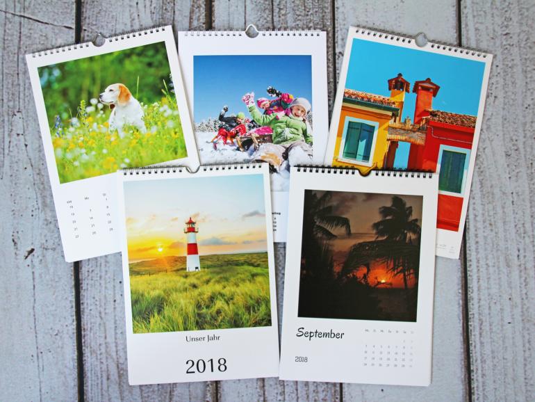 Sechs Fotokalender im Test - Das neue Jahr in Bildern