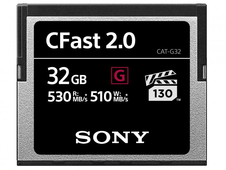 Sony stellt neue CFast 2.0 Speicherkarten vor