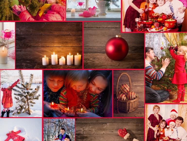 So gelingen perfekte Familienfotos an Weihnachten