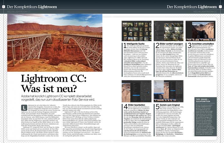 Photoshop Lightroom 1/2018: Aktualisierte Neuauflage jetzt im Handel