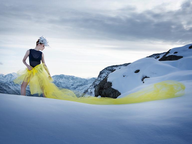 Fashionfotografie on Ice: Mit der Nikon D850 in den Alpen