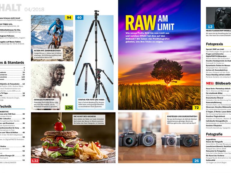 Neu online und am Kiosk: DigitalPHOTO 4/2018 mit großem Photoshop-Extrateil