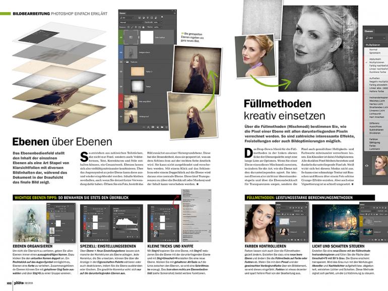 Neu online und am Kiosk: DigitalPHOTO 4/2018 mit großem Photoshop-Extrateil