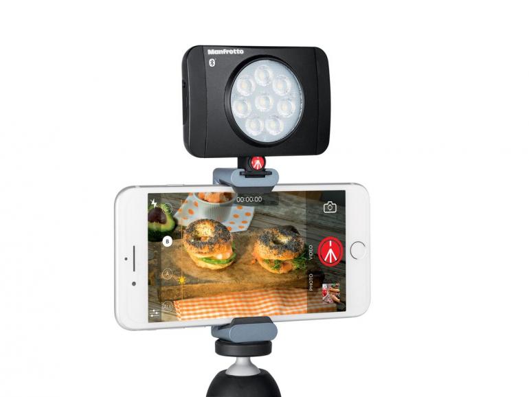 Manfrotto LUMIMUSE 8 BT: LED-Lichtsystem mit Bluetooth-Ansteuerung