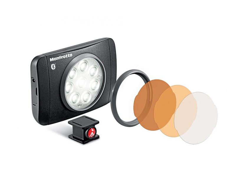 Manfrotto LUMIMUSE 8 BT: LED-Lichtsystem mit Bluetooth-Ansteuerung