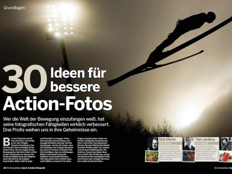 Der Komplettkurs Sport- & Action-Fotografie 1/2018 ist da!